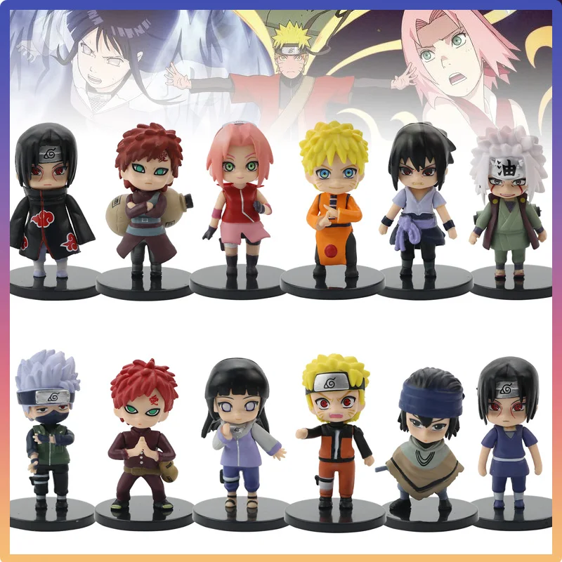 

Naruto Cartoon Character Sasuke Naruto Kakashi Itachi Action Figures Toy Figures Model Collecting Hobby Movable Robot Decoration