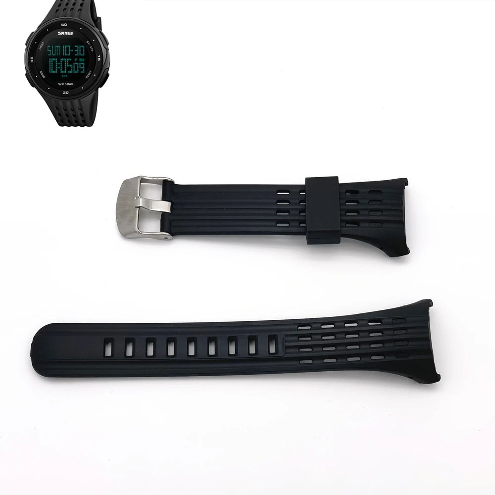 

Watch Strap Band For Skmei 1219 Plastic Wristband Adjustable Replacement Sports Watch Accessories