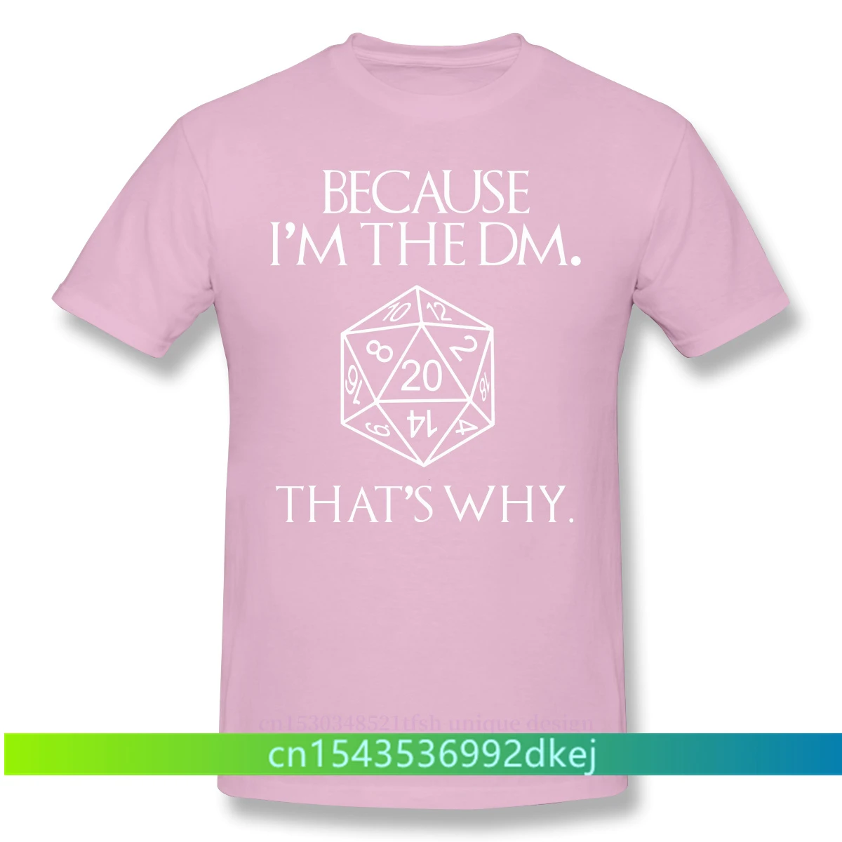 Мужская черная футболка Dungeon Master Adventure Games потому что я DM Thats Why футболки из чистого