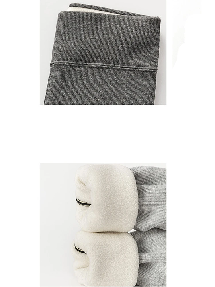 Thicken Velvet Leggings Stretchy Thick Thermal Leggins Winter Warm Pants Women Solid Black High Waist Skinny Dropshipping