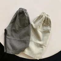 2022 spring new childrens harem pants loose kids wide leg pants fashion baby trousers boys girls casual pants children clothes