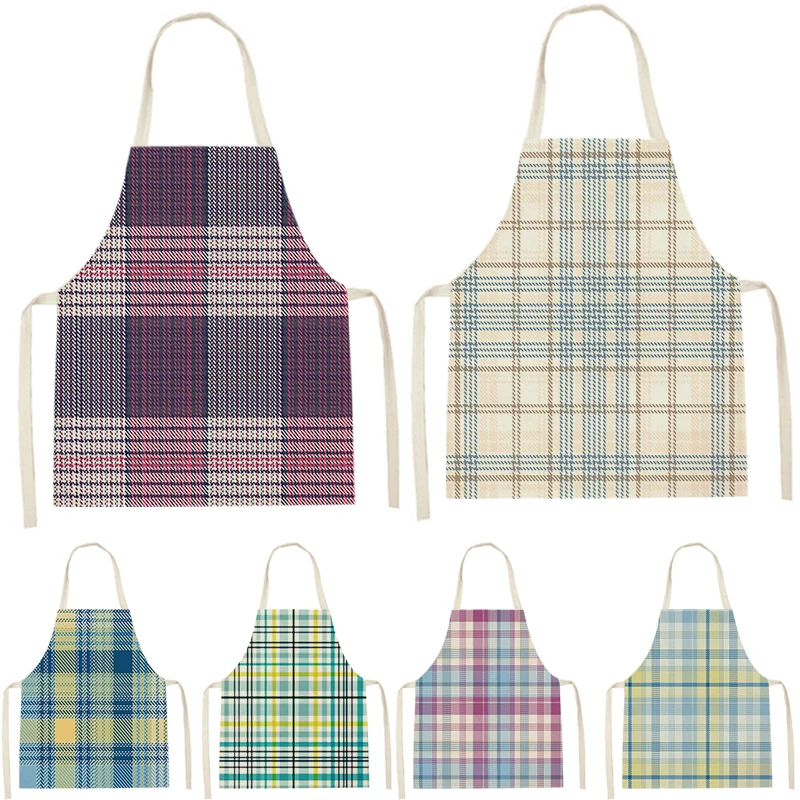 

WQL2492 Kitchen Aprons for Women Linen Bibs Household Cleaning Apron Home Waterproof Chefs Cooking Baking Apron for Child