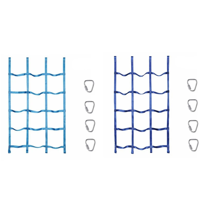 

Сетка для лазания внутри/вне помещения (70 дюймов x 43 дюйма) сетка для грузовых площадок, сетка для скалолазания, Детская сетка для скалолазан...