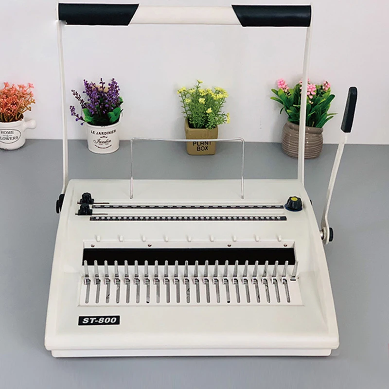 Двойная обвязочная машина ST800 для железных колец резиновых ручная