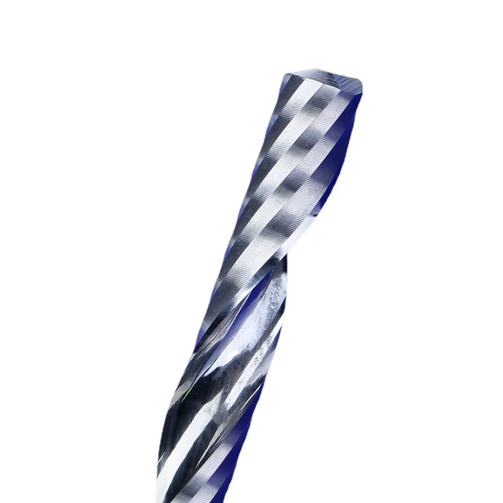 

10 шт. 4 мм x 22 мм Серебристые Металлические Фрезы с ЧПУ, одинарные, без пыли, правая спираль, 1 лезвие, Концевая фреза