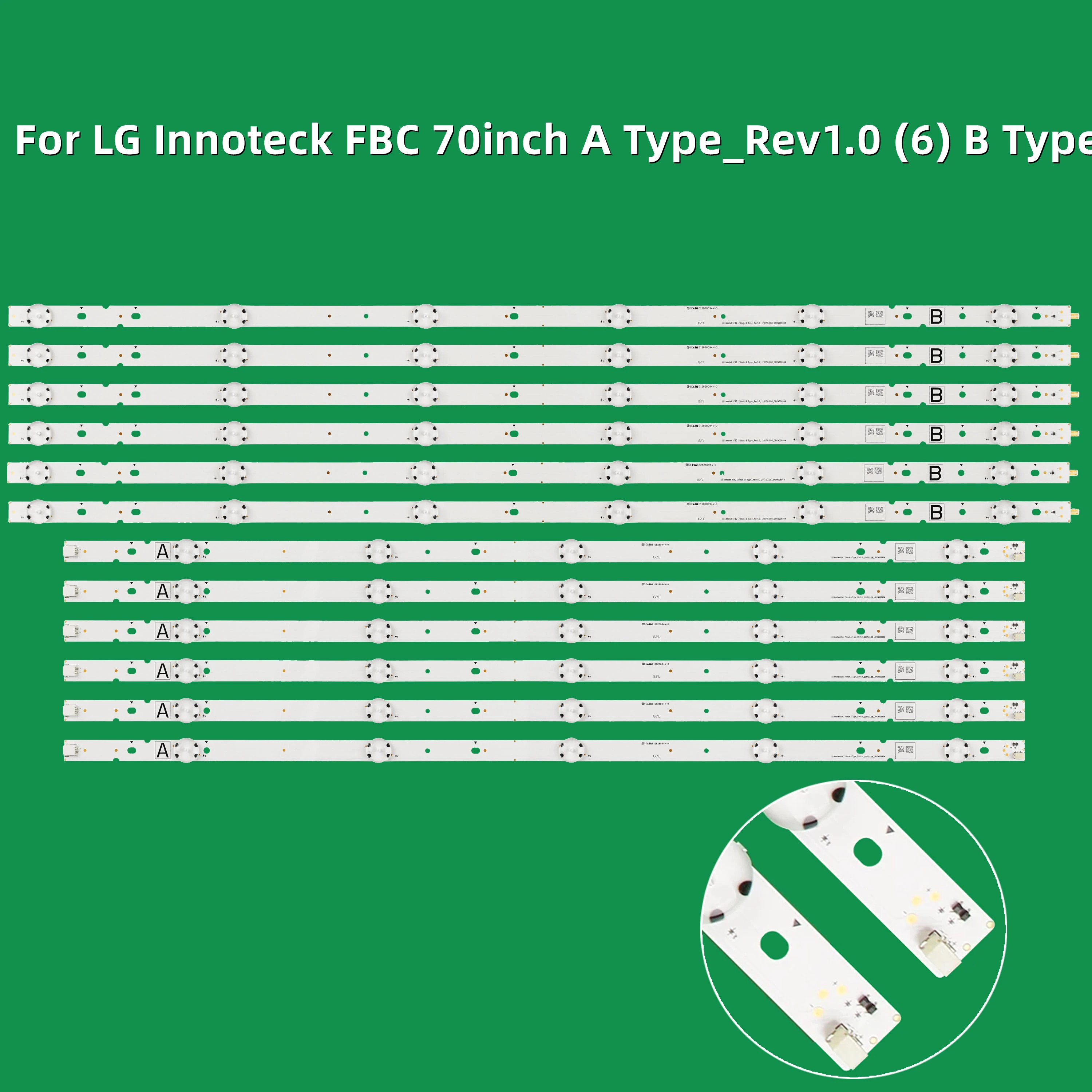

Для Sony KD-70X690E LG Innoteck FBC 70 дюймов A Type _ Rev1.0 (6) B Type S700DUC-A SVG700A18 3PCM00694A 70X6700E LB7000D Светодиодная лента