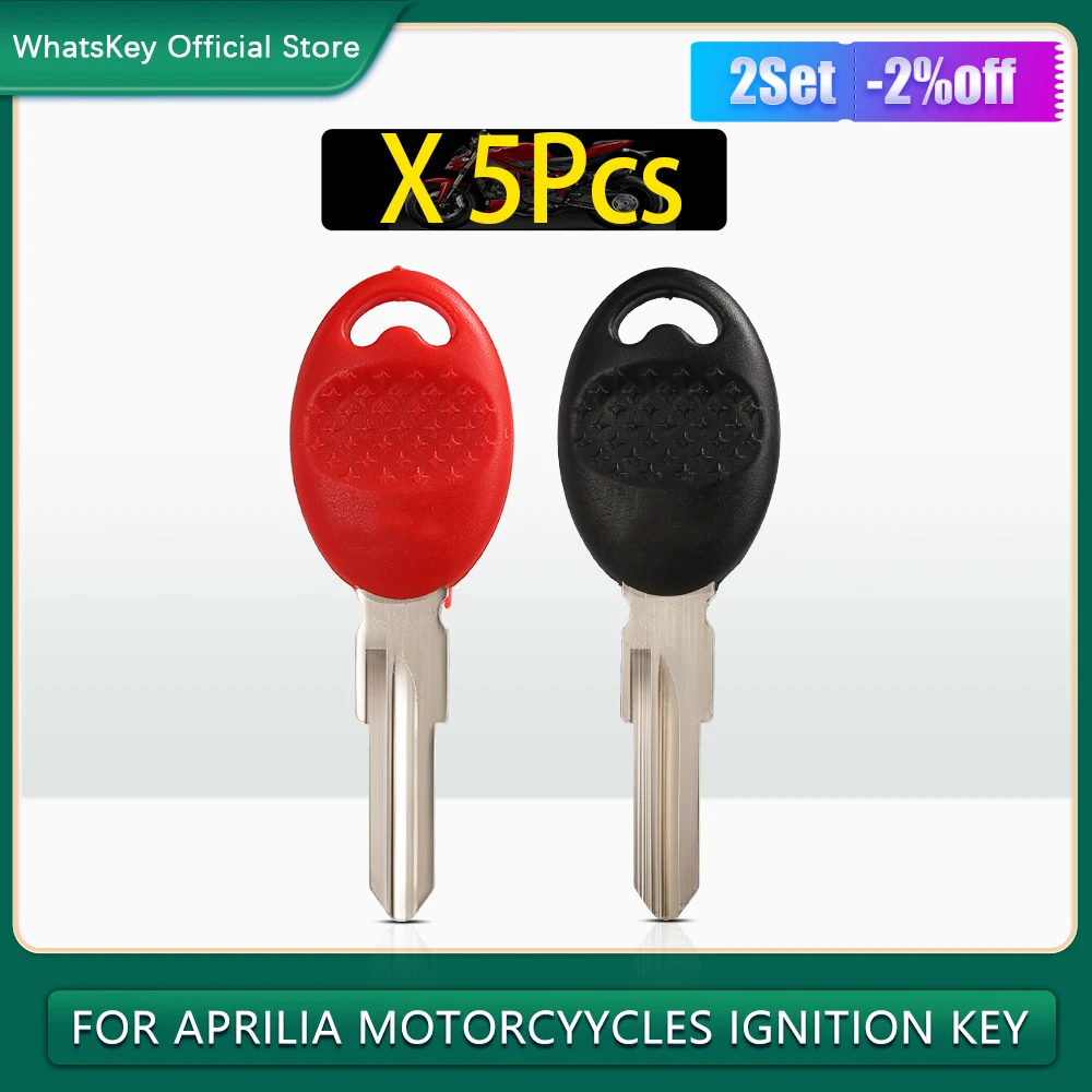 5Pcs Blank Uncut Motorcycle ignition Key For Aprilia RSV1000 Tuono 1000R SXV550 SMV750 1200 SL750 RSV 1000 Triumph 650 RSV4