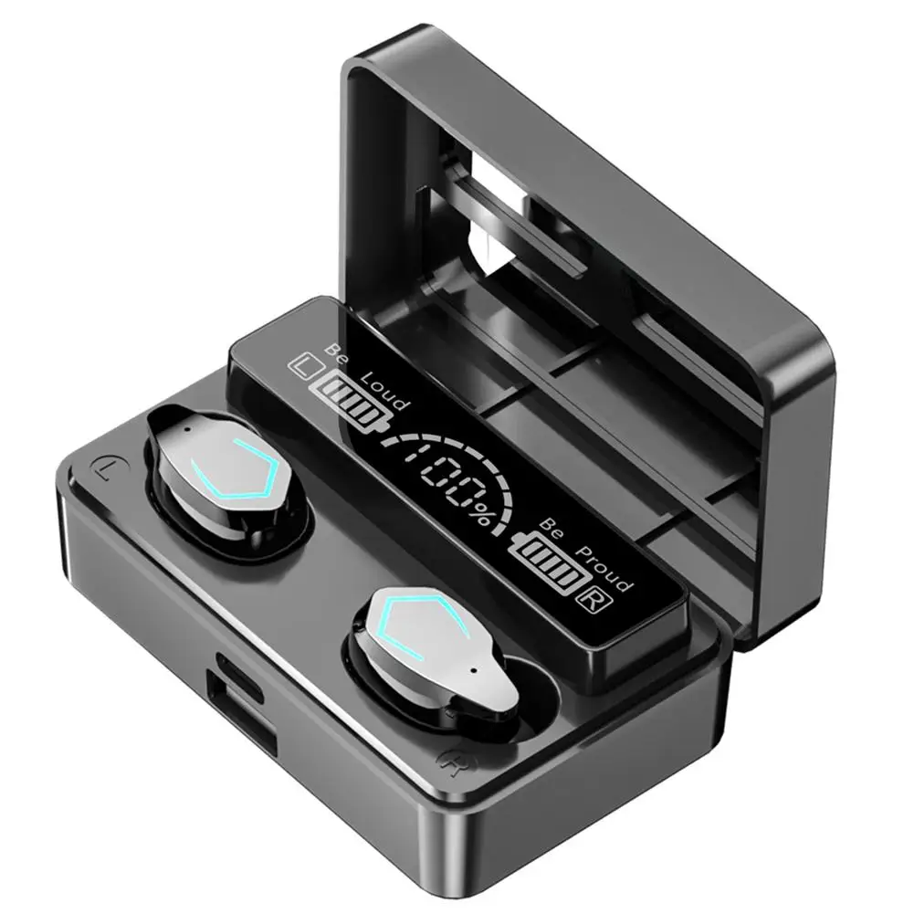 

Tws Wireless Bluetooth-compatible 5.1 Earphones With Charging Case Waterproof Game Noise Reduction No Delay Mini In-ear Headset