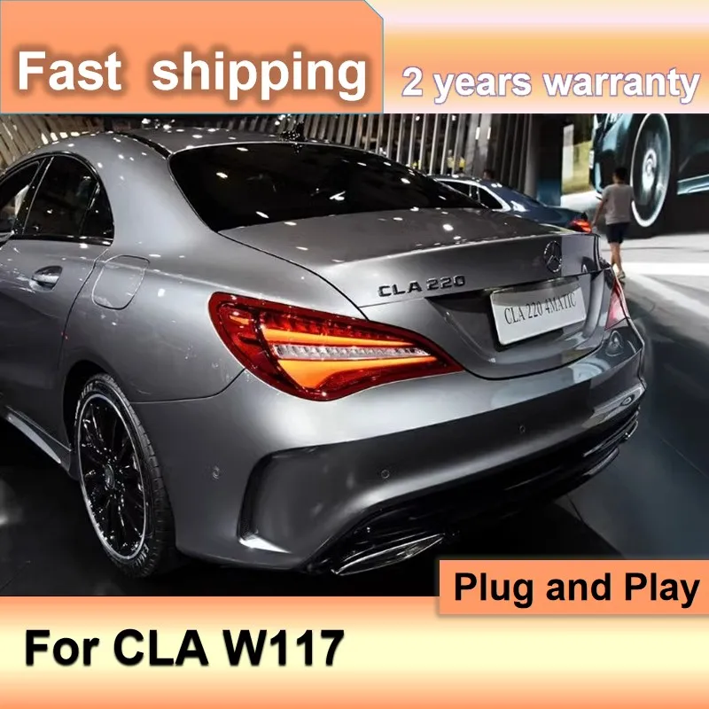 Автомобильные аксессуары для Mercedes Benz CLA Tail светильник 2014-2019 W117 задние фонари CLA180