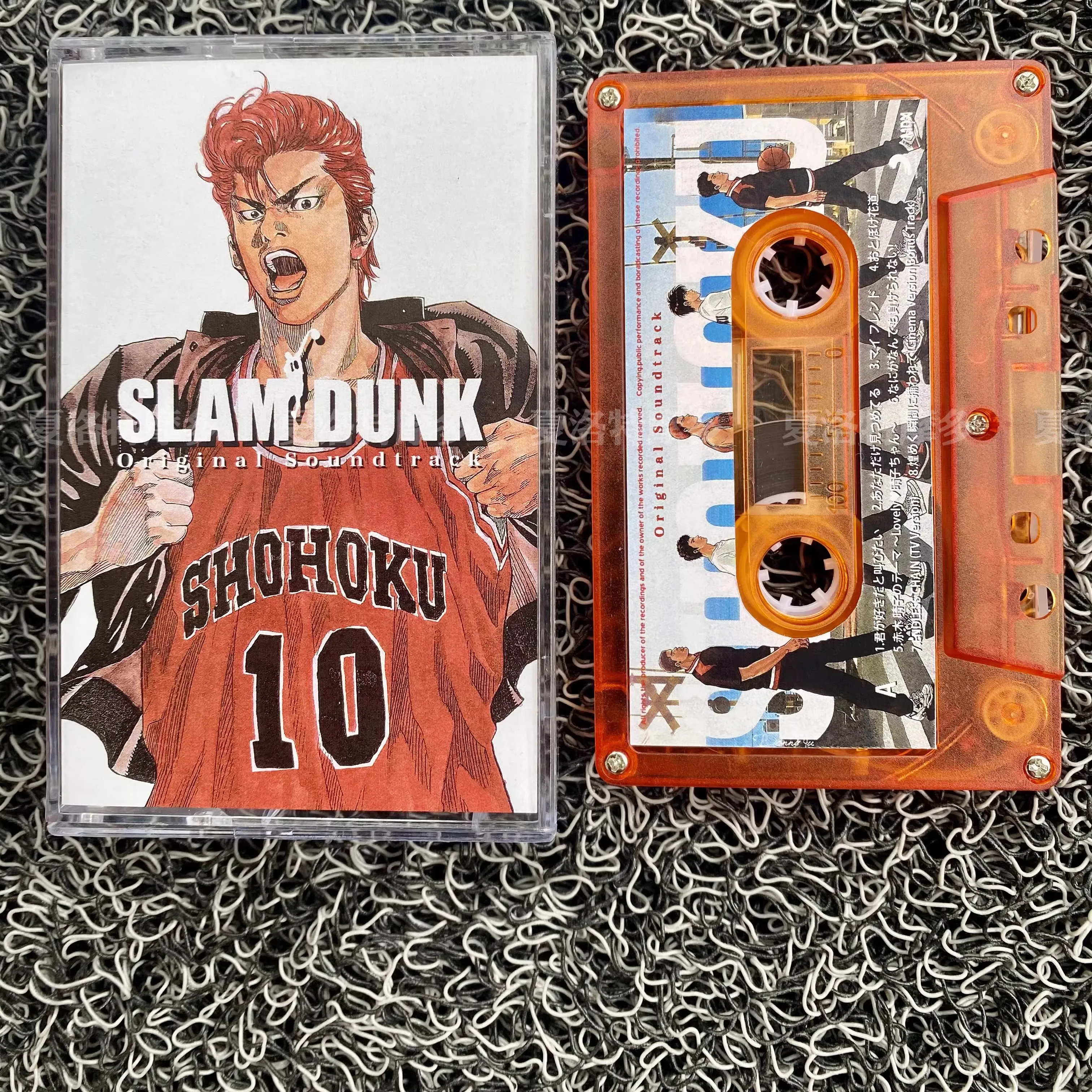 

Anime SLAM DUNK Sakuragi Hanamichi Music Tape Akagi Takenori Rukawa Kaede Cosplay Comics Cassettes Soundtracks Box Walkman Tape