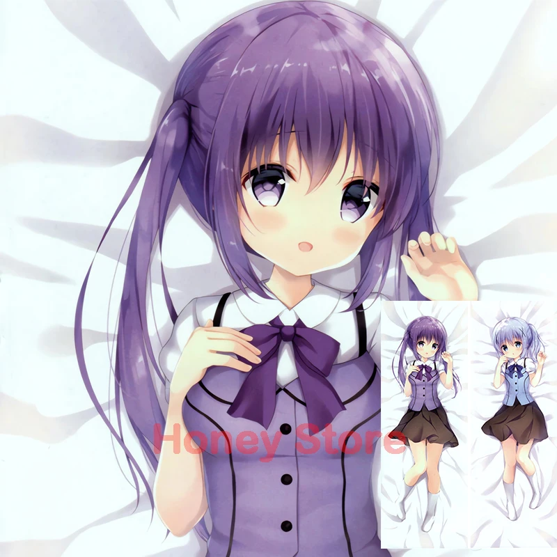Двусторонняя наволочка Dakimakura tedeza rize &amp kafuu chino для тела сексуальная