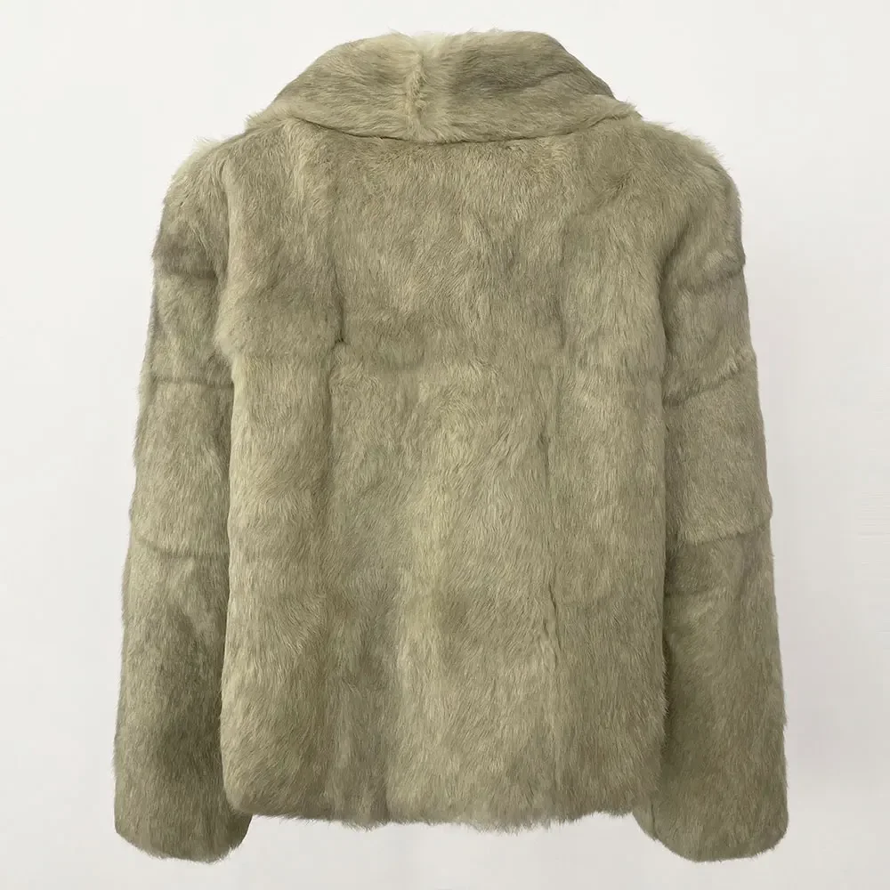 Женская зимняя куртка с отложным воротником плотная теплая элегантная верхняя