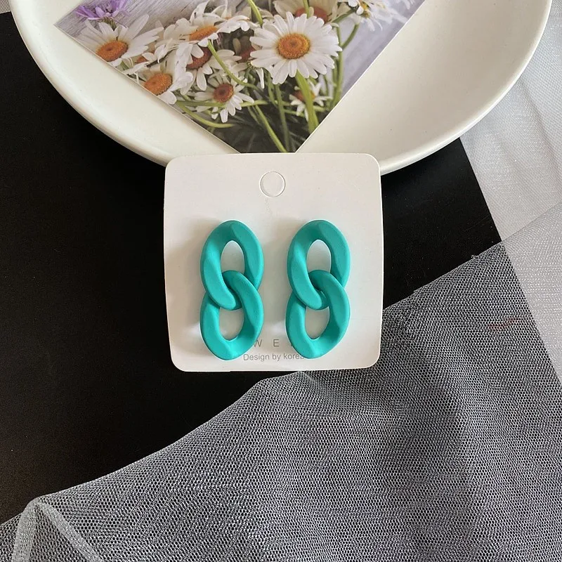 

Colorful Bohemian Alek Matte Texture Long Earrings Ethnic Element Personal For Sweet Jewelry Ladies Gift Party Wedding