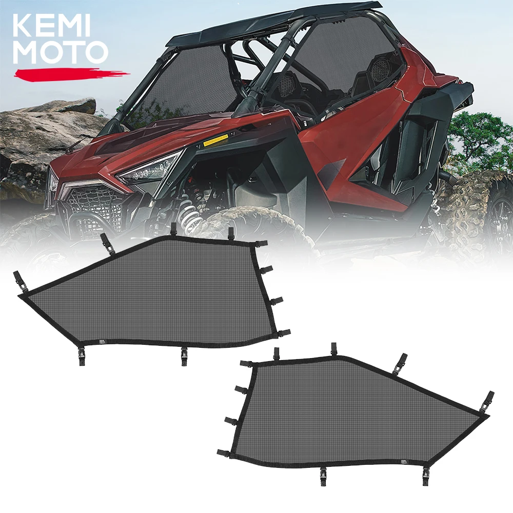 Сетка для окон KEMIMOTO UTV Roll Cage сетка совместимая с Polaris RZR PRO R / XP Turbo 2020-2023 2024