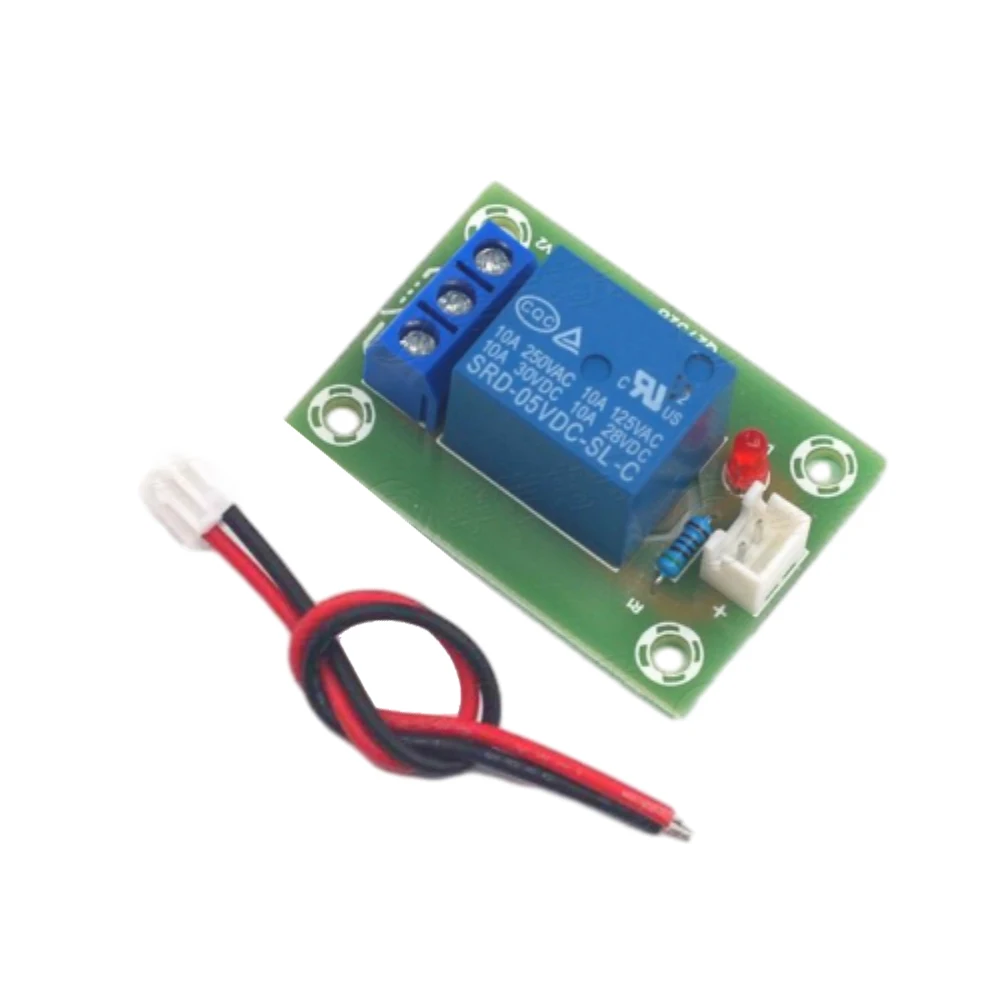 Релейный модуль 1 шт. нормально открытый небольшой питания с кабелем 5 В 12 24