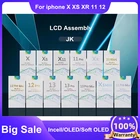 ЖК-дисплей JK Incell OLED Pantalla для iphoneX XS ЖК-дисплей сенсорный экран дигитайзер для iPhone X XSMAX 11 Pro 12 Pro