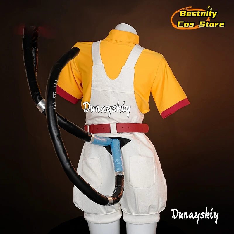 Фото Nekomiya Mana Delivery Driver Косплей Zenless Zone Zero Костюм {Bestnify Cos}KAWAII Комбинезон Женский Костюм Маскировка на Хэллоуин №4