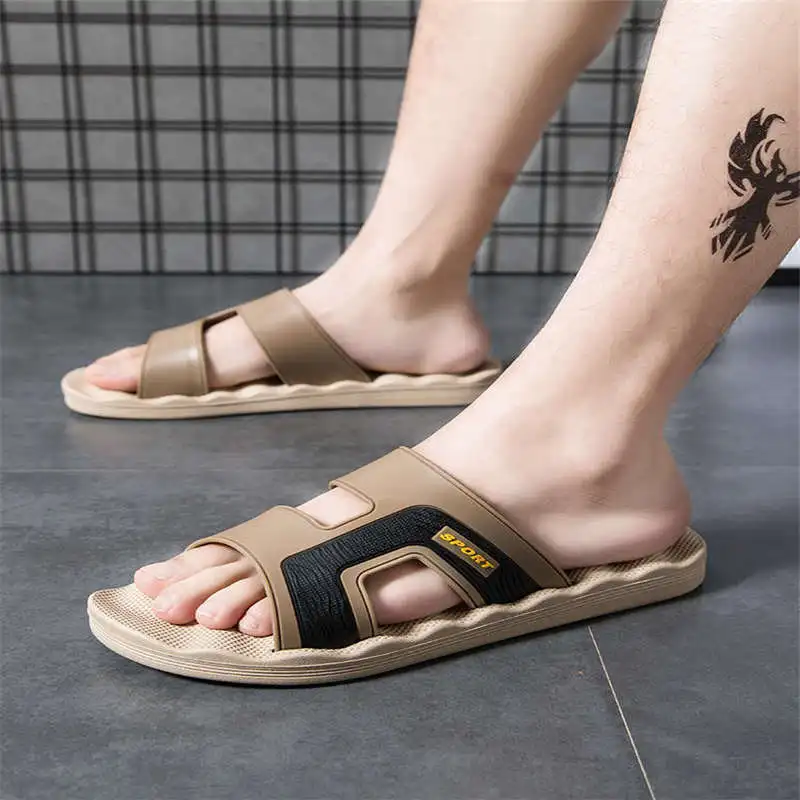 

Swimming Loafers Non-Casual Leather Slippers For Guests Durable Outsole White Flip Flops Shoo Summer Shoes Casual Tennis Race