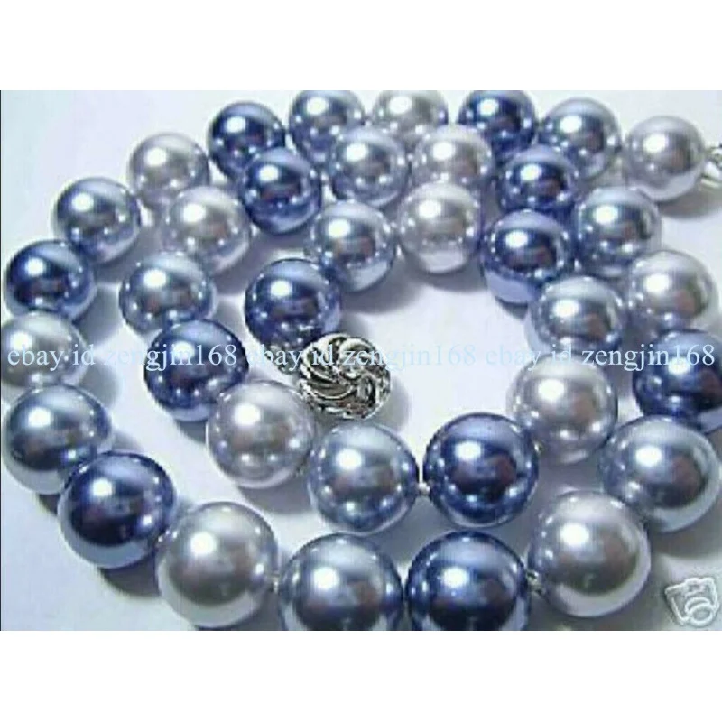

8mm Multicolor AAA South Sea Shell Pearl Nelace 18"