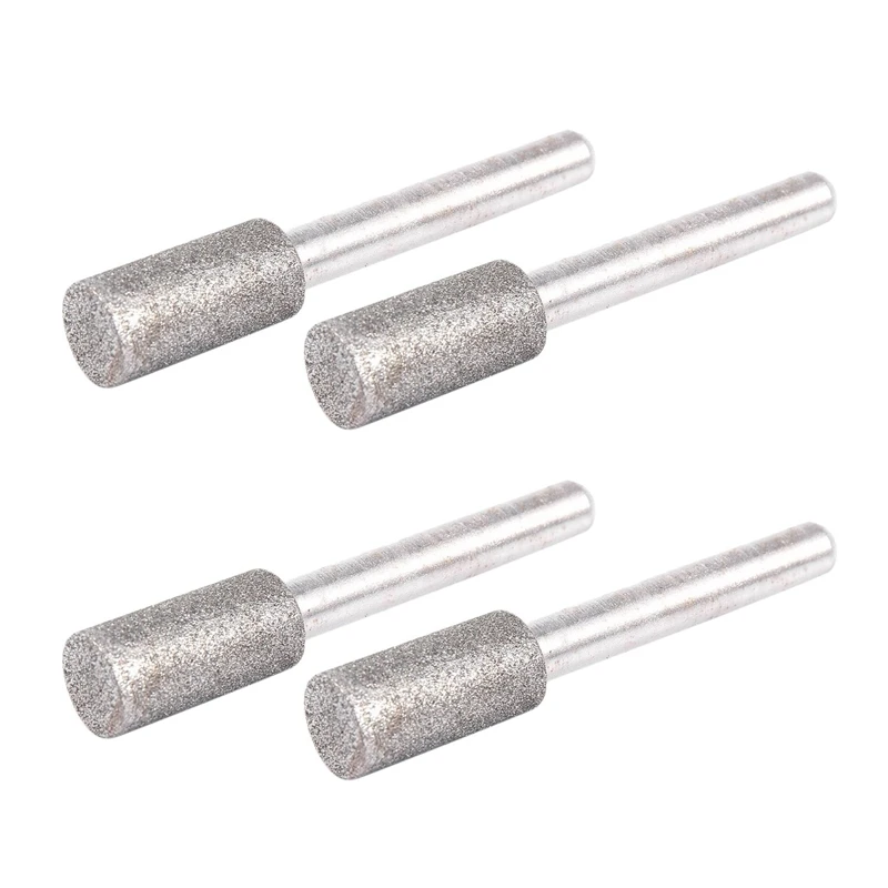 

4Pcs 6Mm Shank 10Mm Diameter Cylinder Head Grinding Diamond Grinding Pen