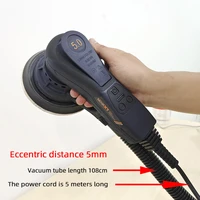 6 inch 150mm electric sandpaper machine without carbon brush round grinding head car putty grinding dust free eccentric 5mm