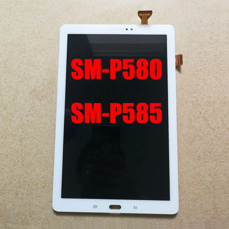 

ЖК-дисплей для Samsung GALAXY Tab A 10,1 2016 P580 P585, экран Pantalla, матричный модуль, сенсорная панель, сенсорный дигитайзер в сборе