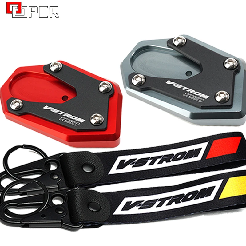 

For SUZUKI V-STROM 1050/XT VSTROM 1050 VSTROM1050 2019-2022 Motorcycle Foot Side Stand Extension Pad Kickstand Plate