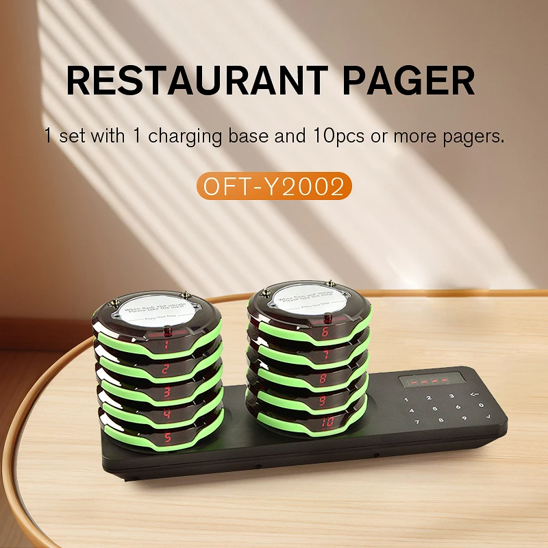 Беспроводная система вызова в ресторане пейджер для ухода за пациентами