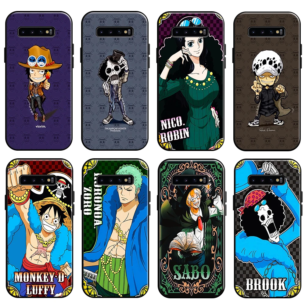 

One Piec Luffy For Samsung Galaxy S10 S10E S10 Lite S9 S8 Plus Galaxy S10 5G Phone Case Funda Silicone Cover Coque Carcasa TPU