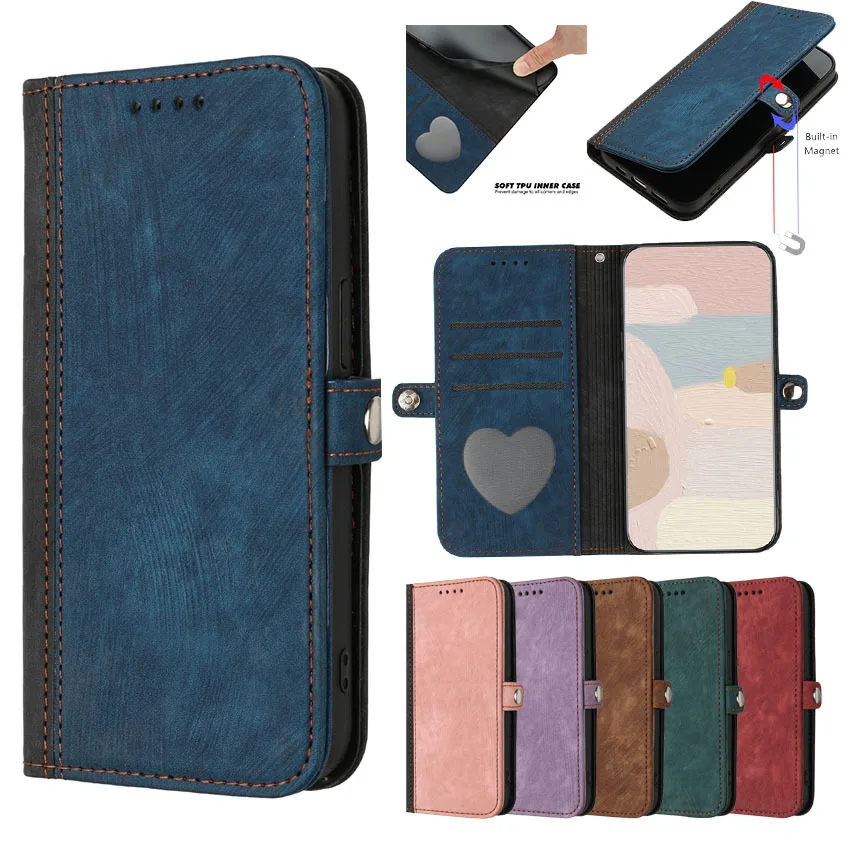 Кожаный флип-кошелек для Redmi 10 Prime Power 10A 10C 10X 13C 4G