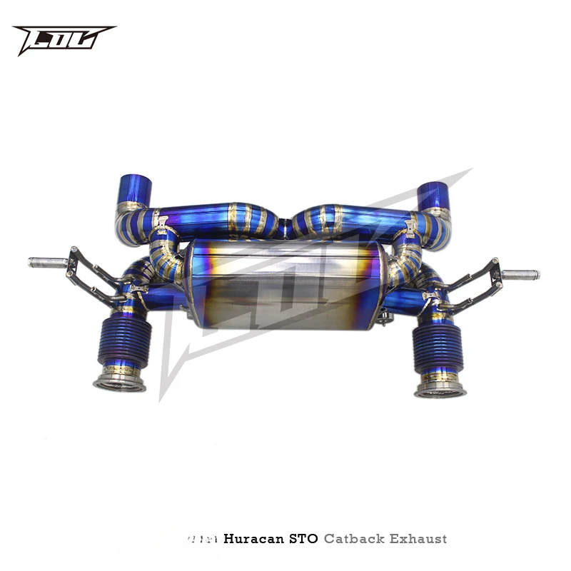 Титановая выхлопная система Boska Catback для Lamborghini Huracan Technica STO/EVO Spyder 5.2 2019-2020