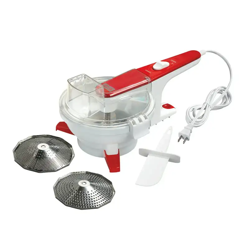 

Electric Food Mill with 3 Stainless Steel Milling Discs, 1.75 Quart Capacity, 61-0201-W