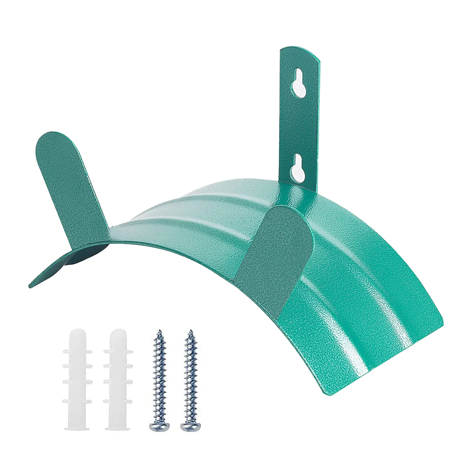 

Wall Mount Garden Hose Butler Wall Mount Hardware Organizer Decorative Black Sturdy Metal Hose Rack Storage With Hardware