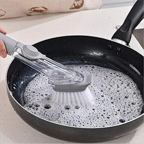 

Brush With Dispenser Multipurpose Dishware Cleaning Door Detergent