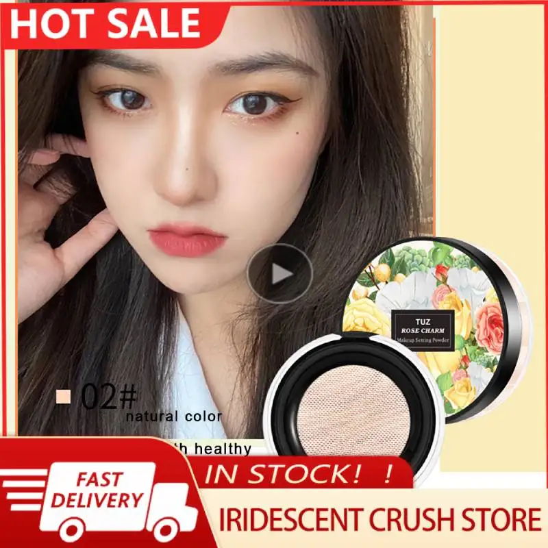 

Oil-Control Loose Powder Poreless Matte Rose Lasting Face Finish Setting Professional Women Cosmetics Mineral Face Powder Makeup