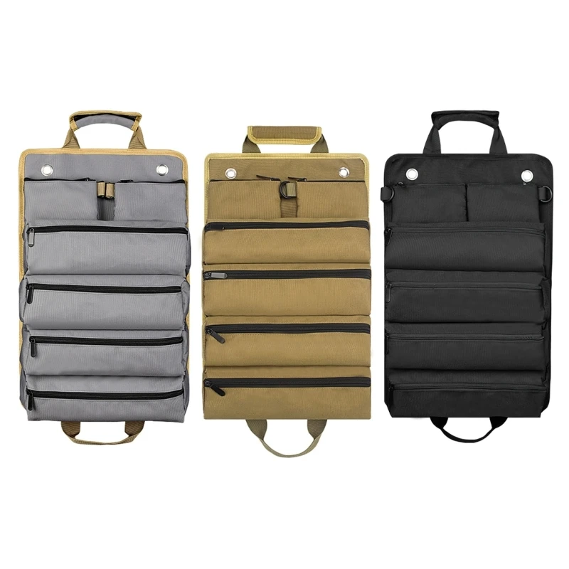 

Multifunctional Tool Roll Up Bag for Mechanic Carpenter Electrician Tool Pouch Protecting/carrying Tool for Small Piller