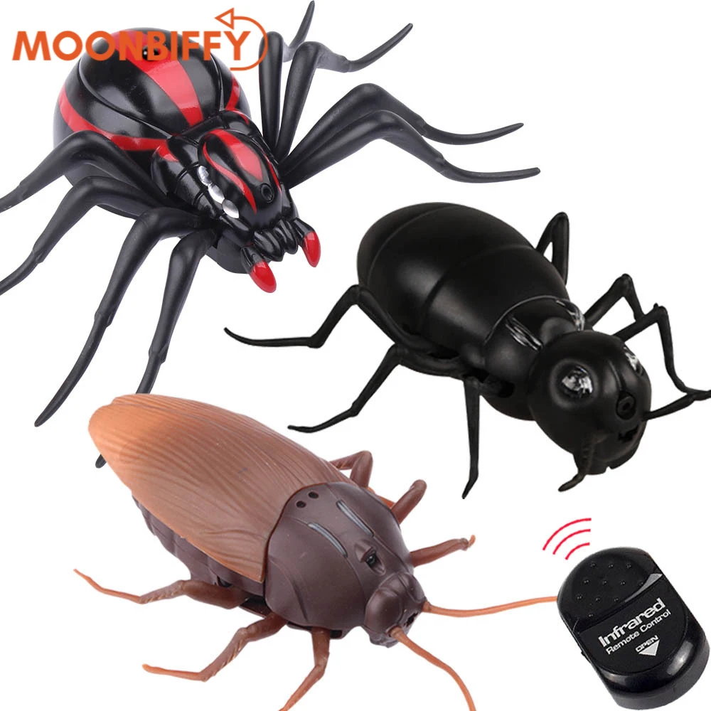 

Spider Radio Robot Infrared Remote Control Insect Toys Prank Insects Simulation Spider Ants Cockroaches Electric RC Toy Funny