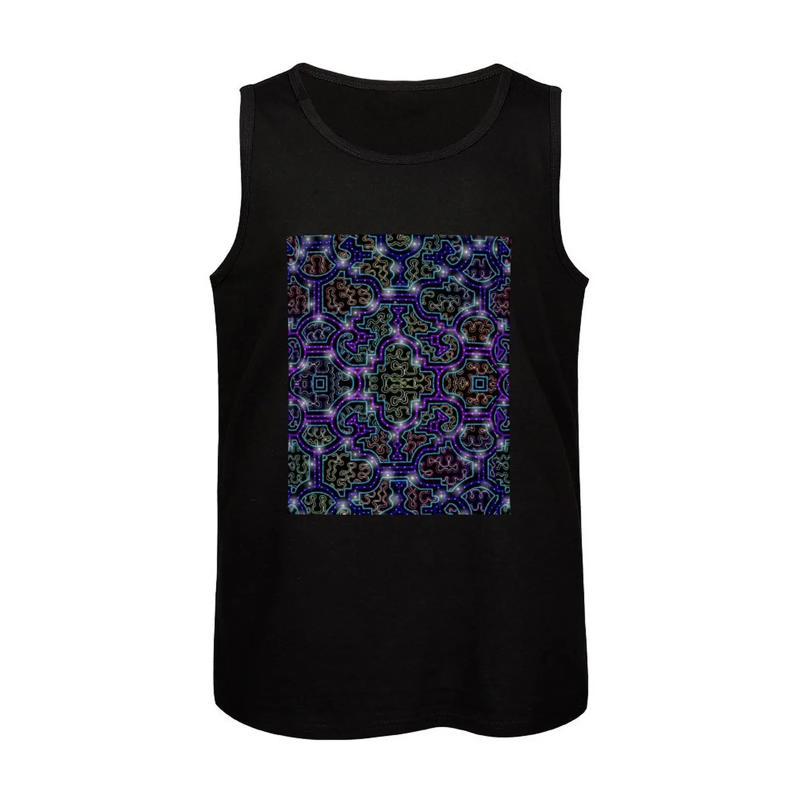 Shipibo Pattern/Ayahuasca Visions майка футболки мужская одежда для фитнеса мужчин рубашка без