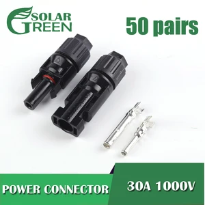 Солнечный соединитель, 1000 В, 30 А, 50 пар