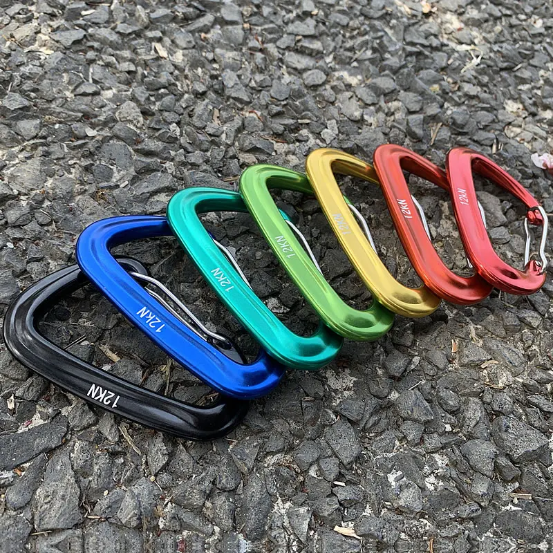 Профессиональный альпинистский Карабин D-образной формы альпинистская пряжка