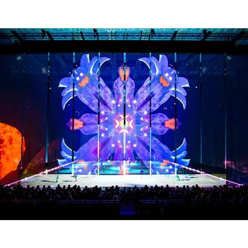 

NewHolographic Show Interactive Hologram Projector 3D Holographic Projection Pepperscrim Transparent Screen for stage