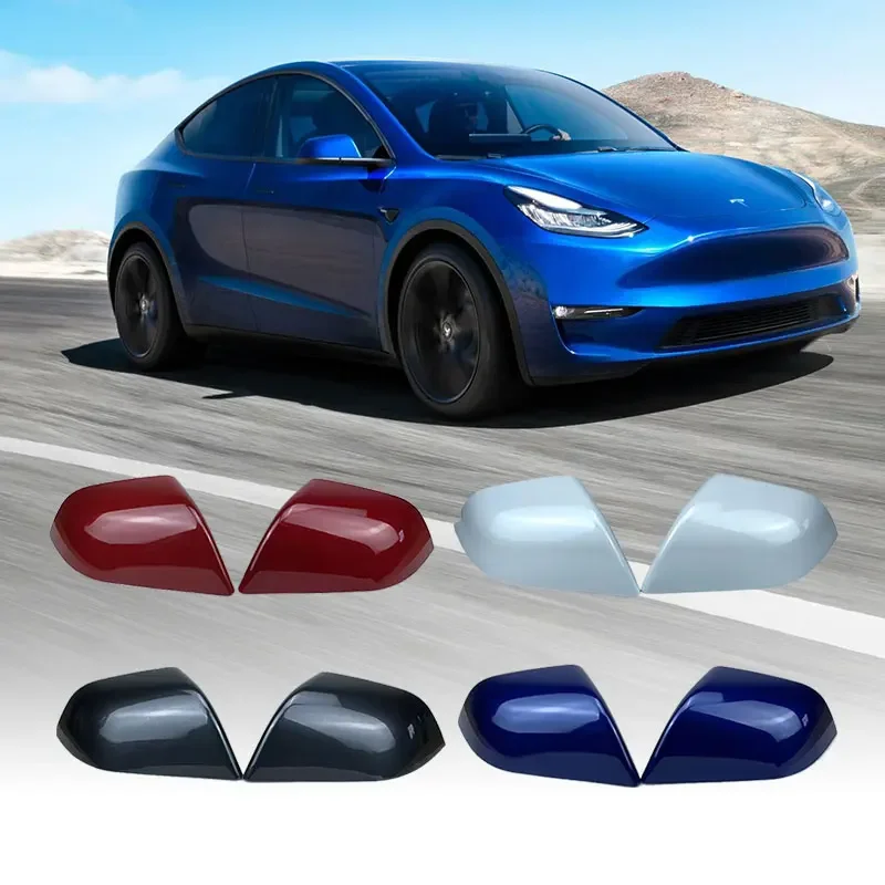 Одна пара для Tesla Model 3/Model Y 2021 2022 2023 замена чехлов на зеркала заднего вида
