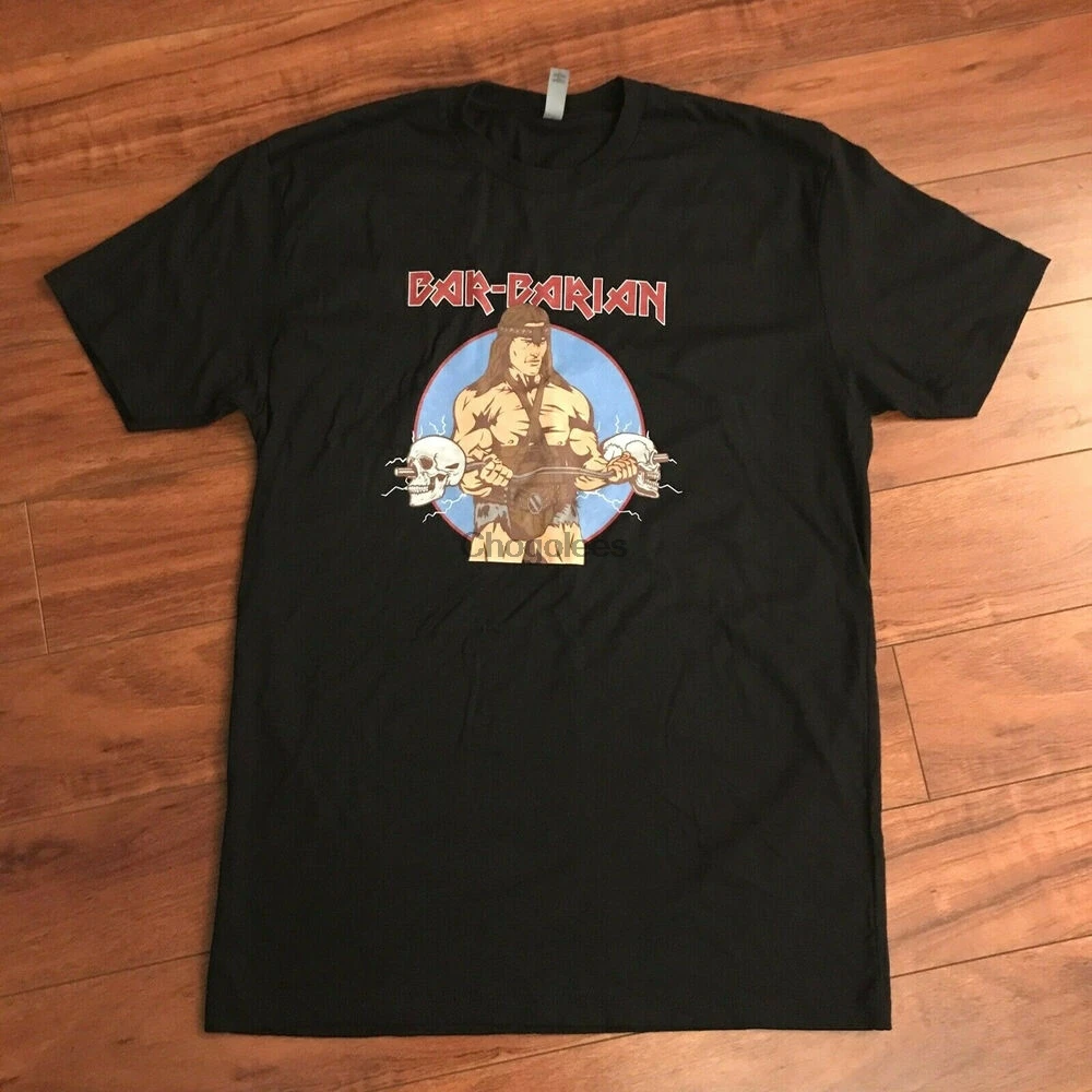 Футболка унисекс для бара-бариан Конан Барбара черная хлопковая большого