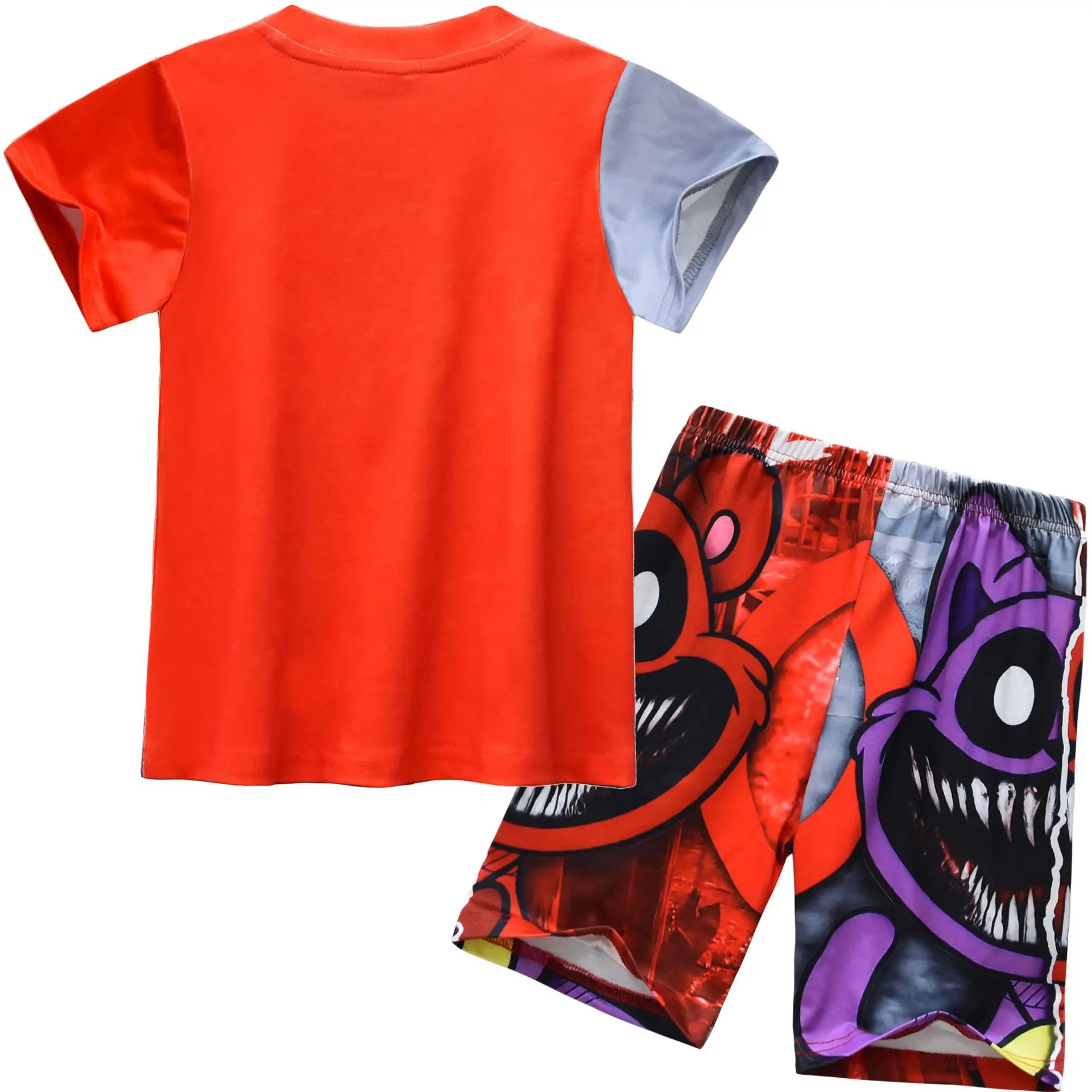 Детские косплей улыбающиеся животные 2 шт. футболки с короткими рукавами и