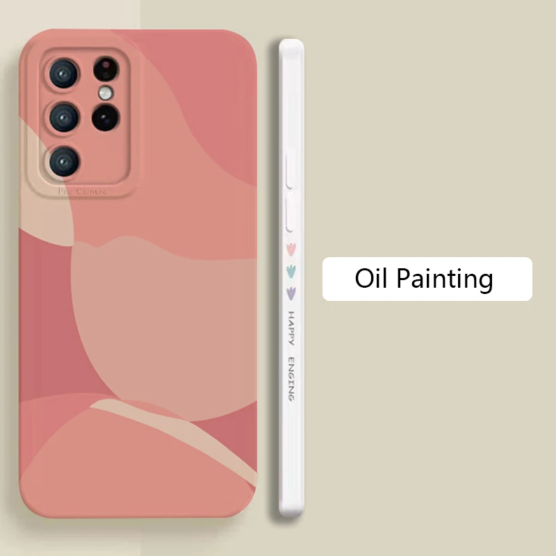 

Cute Colorful Art Heart Pattern Case For Samsung Galaxy S23 S22 Ultra S21 Plus S20 FE A32 A52 A13 A33 A53 A14 A34 A54 Soft Cover