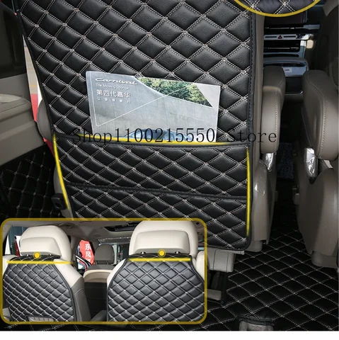 Кожаный коврик для заднего багажника Kia Carnival KA4 2020 2021 2022, коврики для автомобиля, коврик-вкладыш, коврик для груза, защитный коврик для защиты от ударов