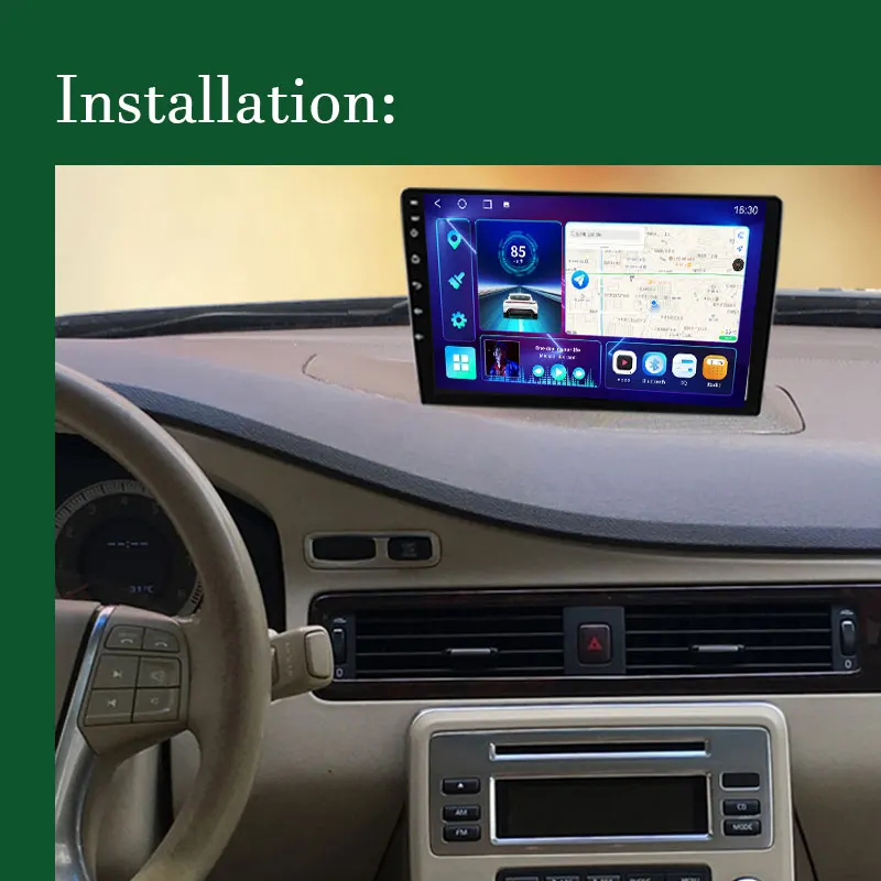 Автомобильный радиоприемник 8G 128G для VOLVO S80 S80L V70 2004-2011 GPS 1280*720P Android 10 0