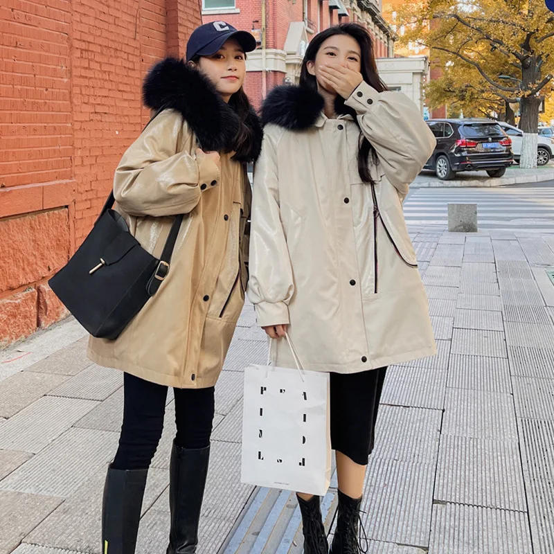 Send a girl to overcome the winter and add velvet coat and cotton-padded jacket to cotton-padded jacket.