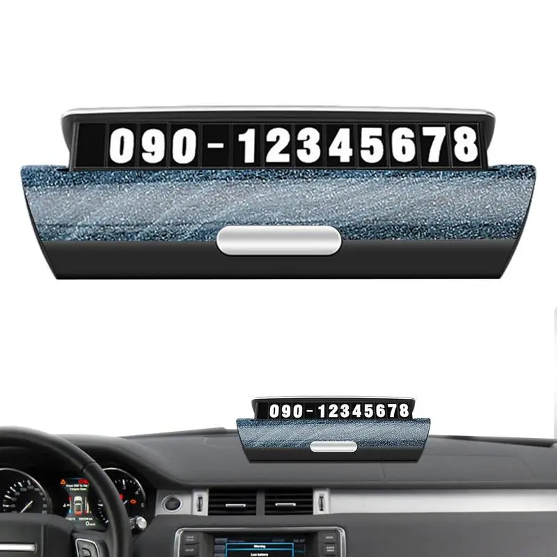 

Automobile Temporary Car Parking Card Automobile Number Plate Luminous Telephone Number Plate Vehicle Park Phone Numbers Plate