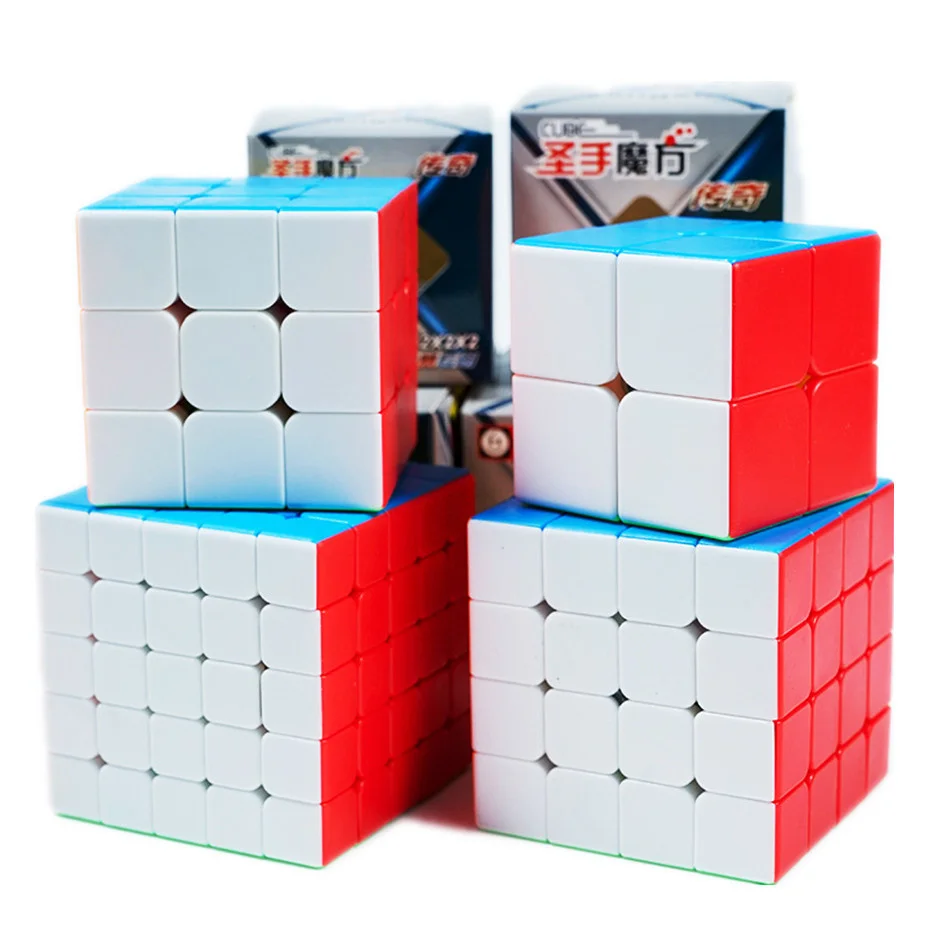 

Shengshou Legend 2x2 3x3 4x4 5x5 Stickerless Magic Cube Game Professional Puzzle Rotating Smooth Cubos Magicos Toys For Children